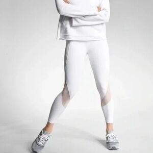 ATHLETA White Eclipse 7/8 Tight Size XS